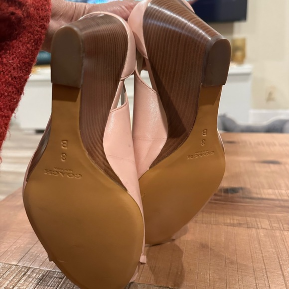 Coach Blush Peep-Toe Heels - Picture 7 of 9